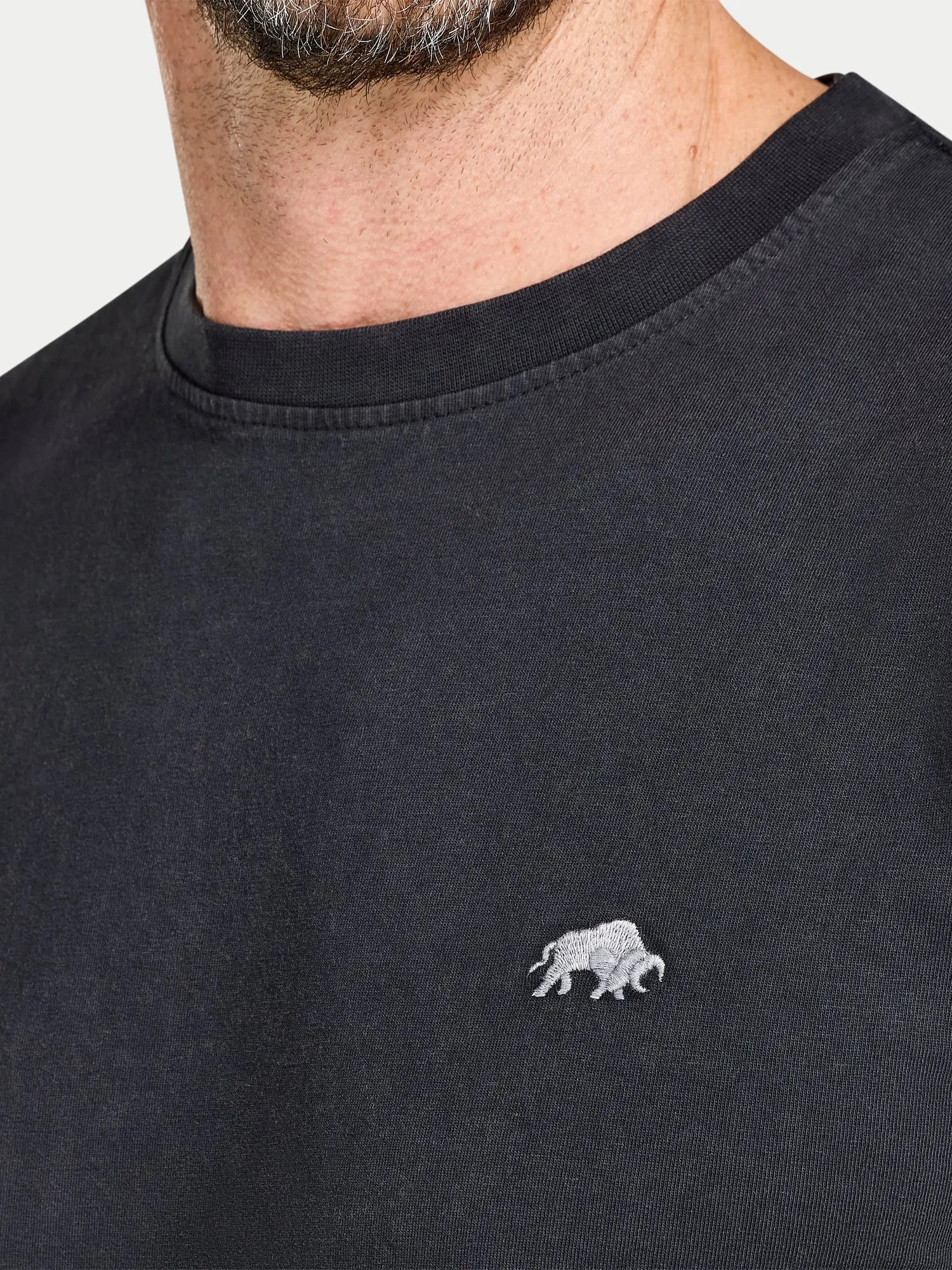 Authentic Rugby Back Print T-Shirt - Charcoal Raging Bull Clothing