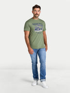 When The Road Stops T-Shirt - Olive