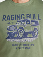 When The Road Stops T-Shirt - Olive