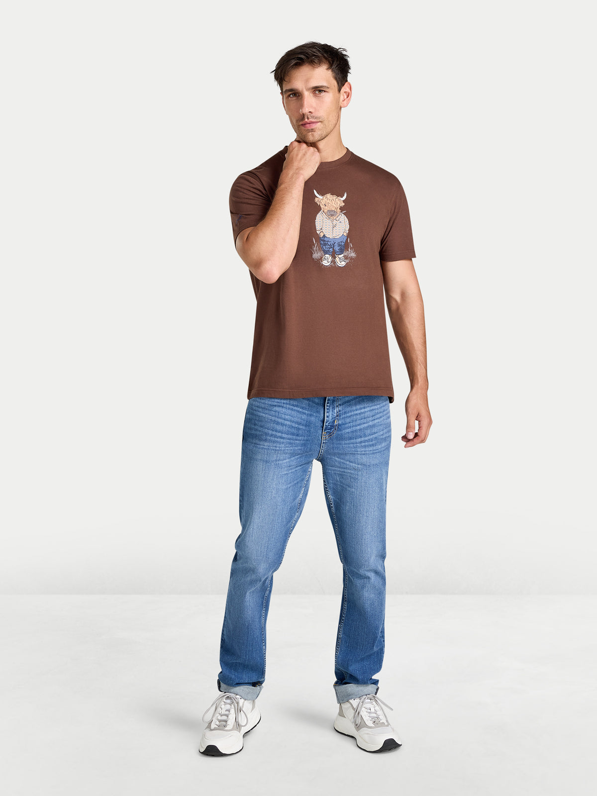 Farmer Bully Boy T-Shirt - Chocolate