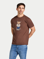 Farmer Bully Boy T-Shirt - Chocolate