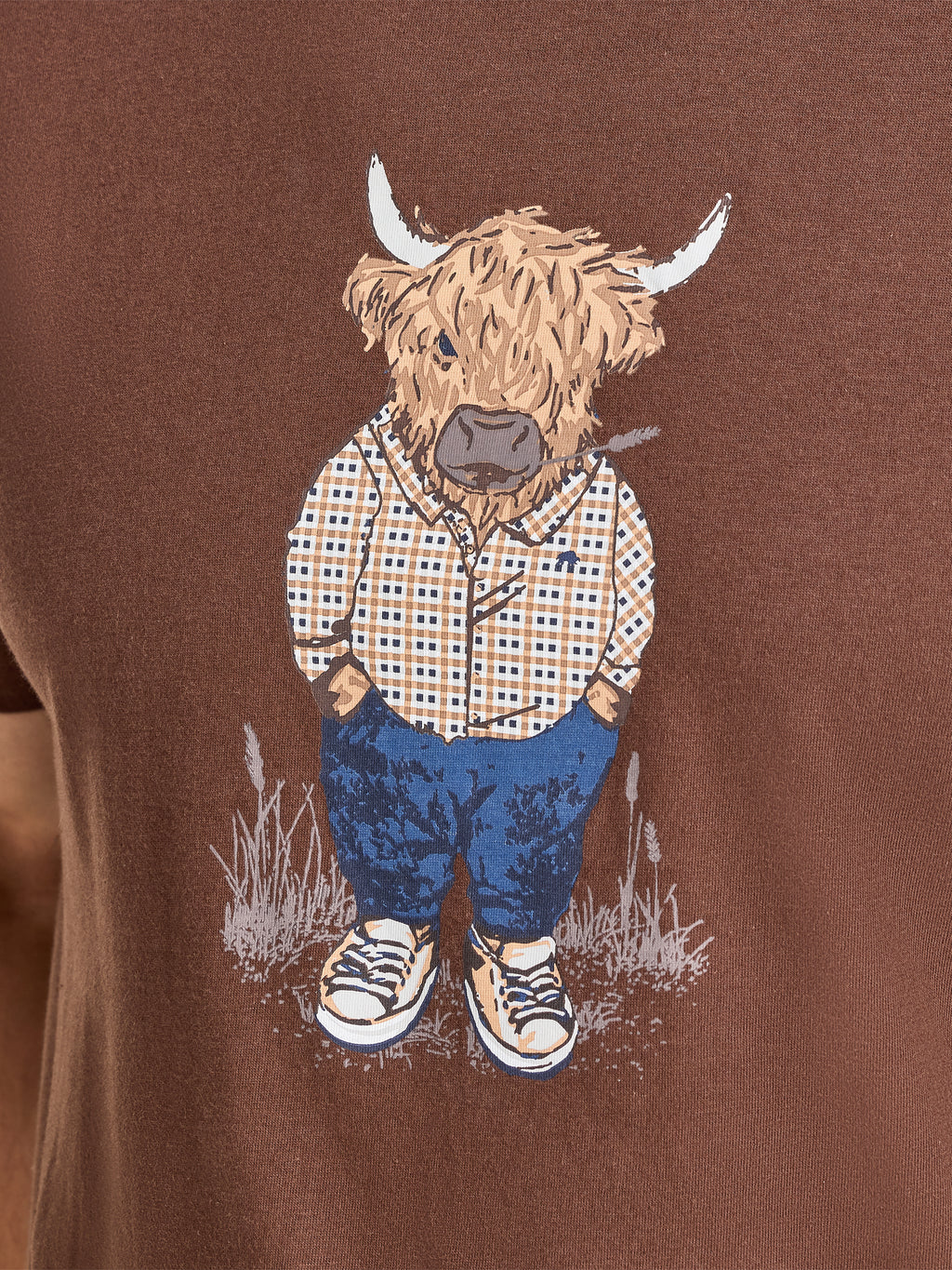 Farmer Bully Boy T-Shirt - Chocolate