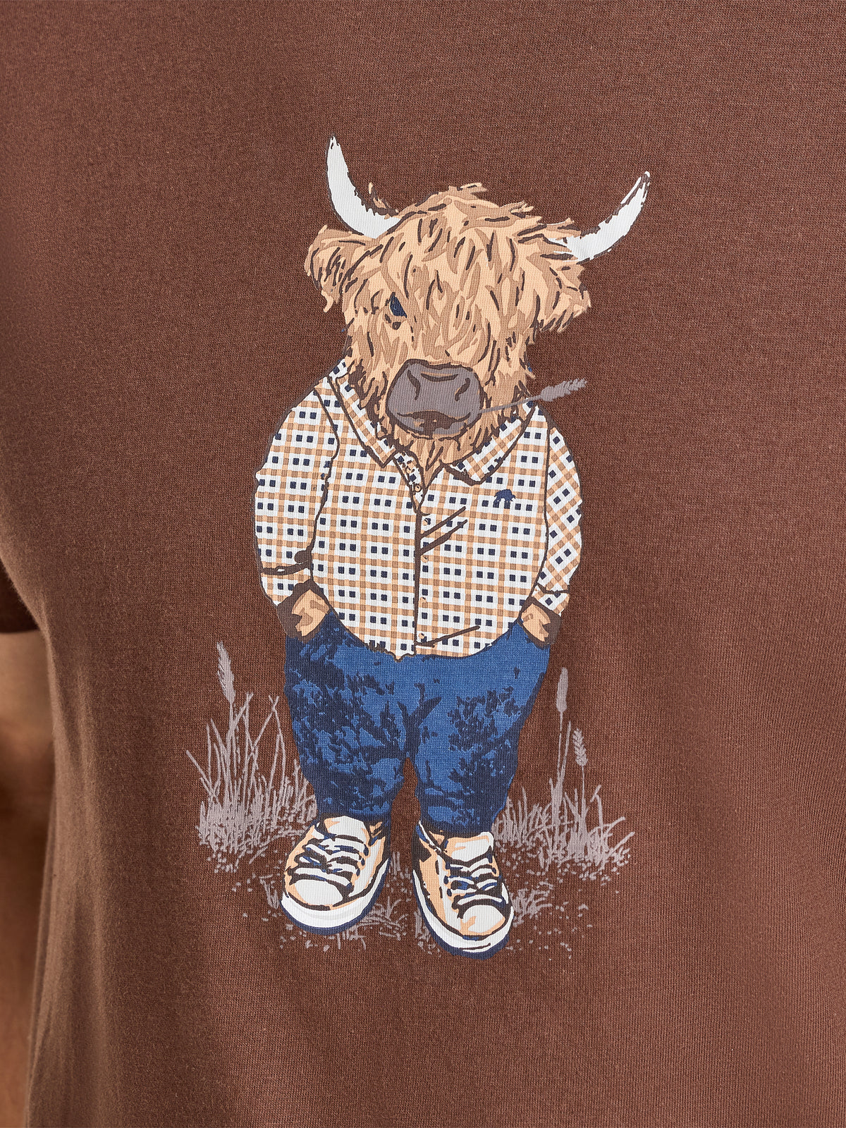 Farmer Bully Boy T-Shirt - Chocolate