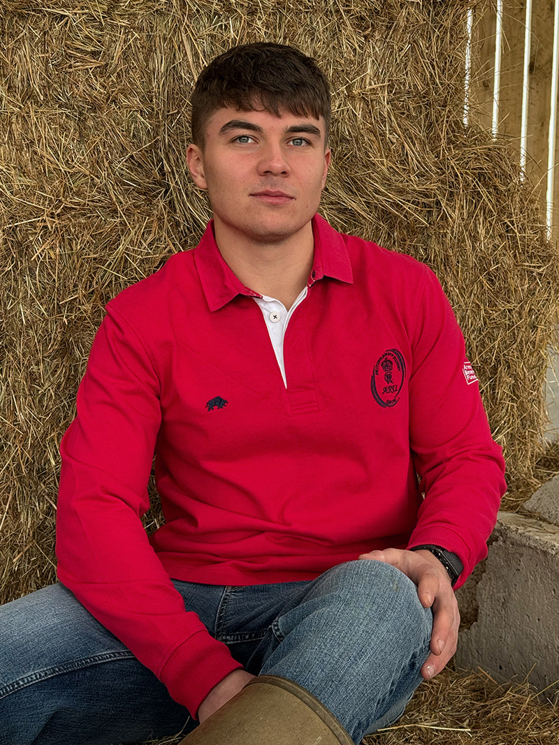 Army Rugby Union Long Sleeve Rugby - Red