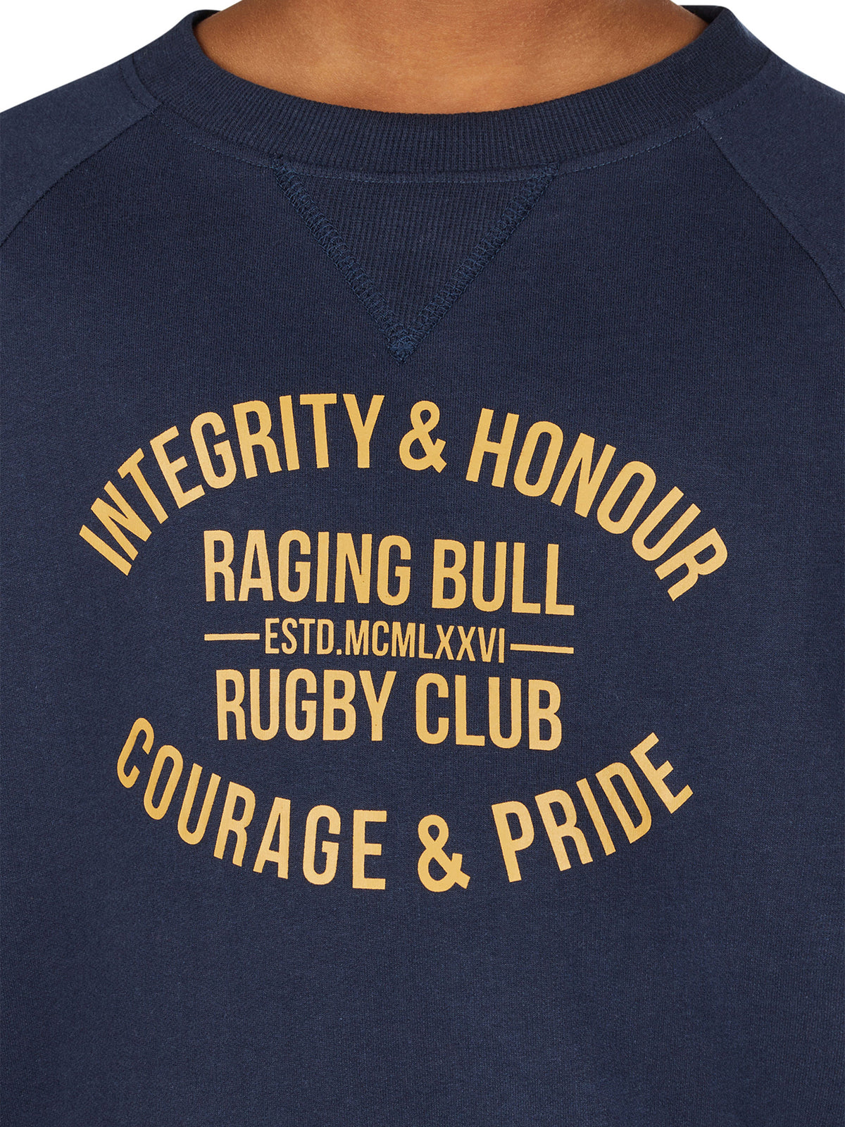 Integrity & Honour Crew Neck - Navy