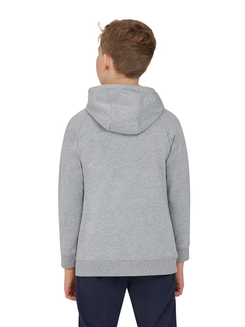 Bulldog Hoodie - Grey Marl