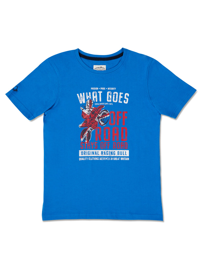 What Goes on Tour T-Shirt - Cobalt Blue