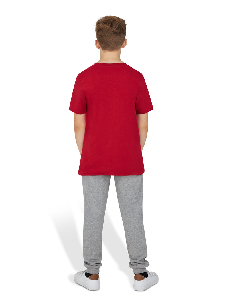 Applique Raging Bull T-Shirt - Red