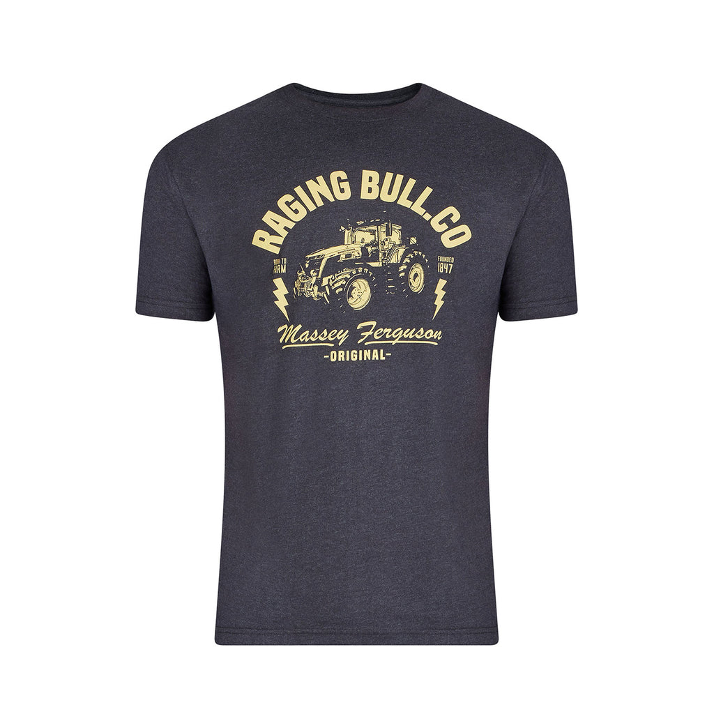 Massey Ferguson Lightning Bolt T-Shirt - Black