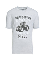 Massey Ferguson In The Field T-Shirt - Grey Marl