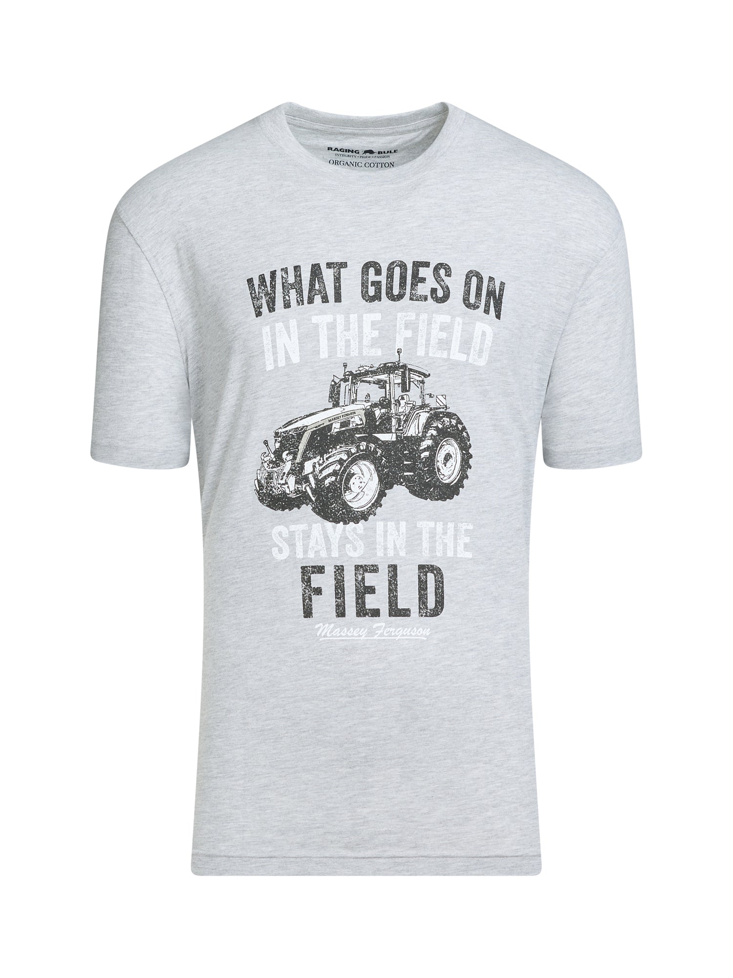 Massey Ferguson In The Field T-Shirt - Grey Marl