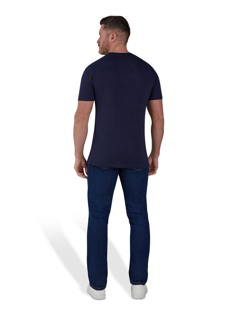 Multipack Classic Organic T-Shirt - Navy/Sky Blue/Claret