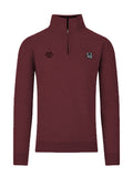 Massey Ferguson Classic Quarter Zip Sweat - Claret