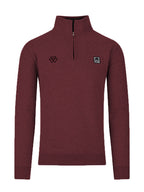 Massey Ferguson Classic Quarter Zip Sweat - Claret
