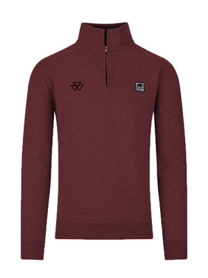 Massey Ferguson Classic Quarter Zip Sweat - Claret
