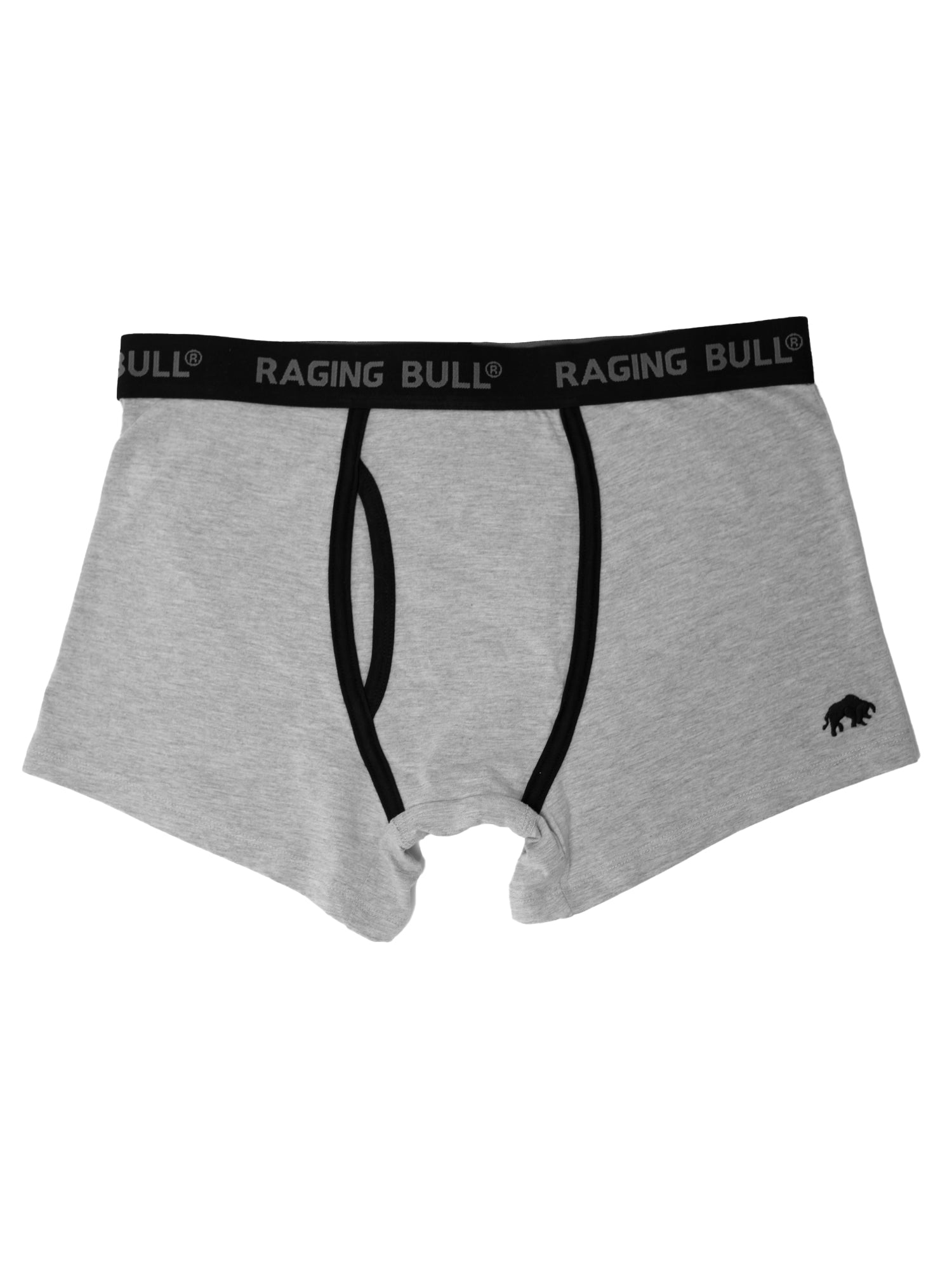 Classic 3 Pack Cotton Boxers - Black/Grey