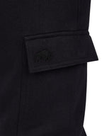 Cuffed Cargo Jogger - Black