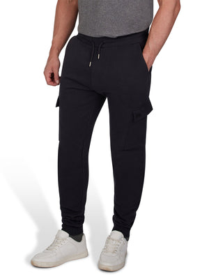 Cuffed Cargo Jogger - Black