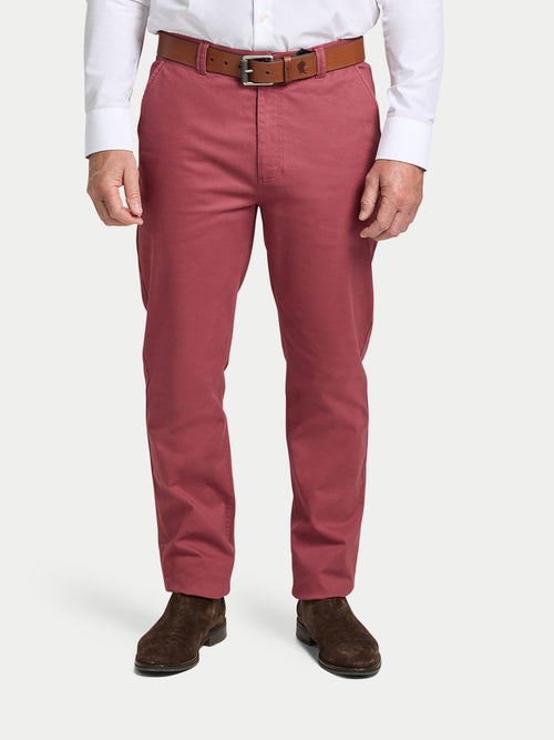 Classic Chino Trouser - Berry