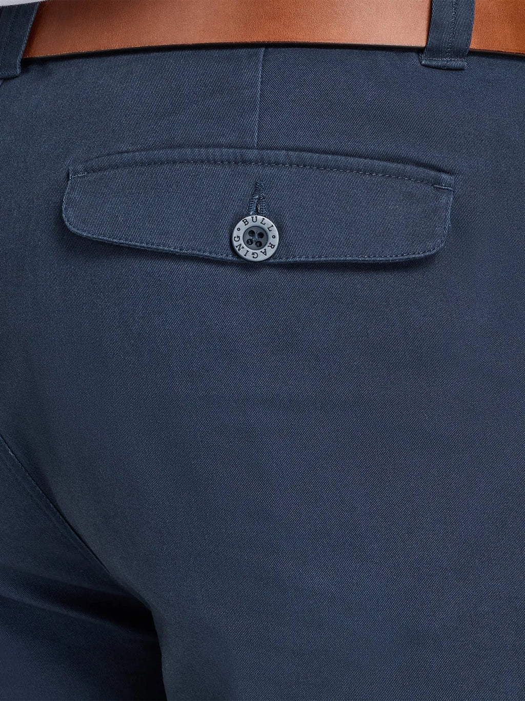 Tapered Chino Trousers - Navy