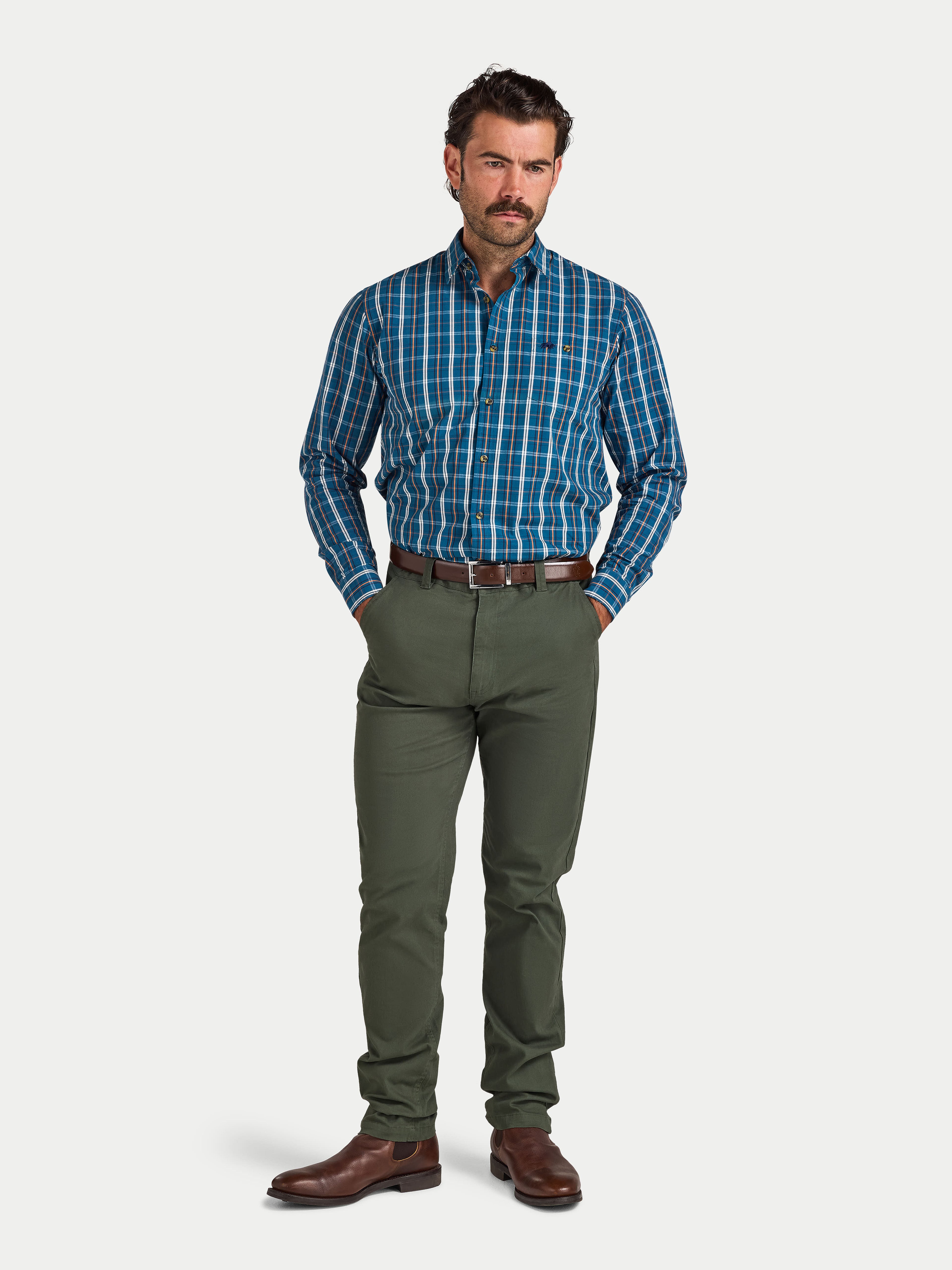 Classic Chino Trouser - Khaki