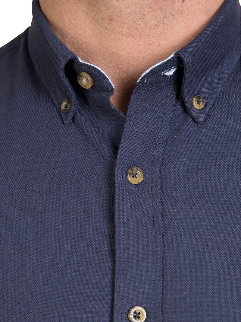 Classic Long Sleeve Oxford Shirt - Navy