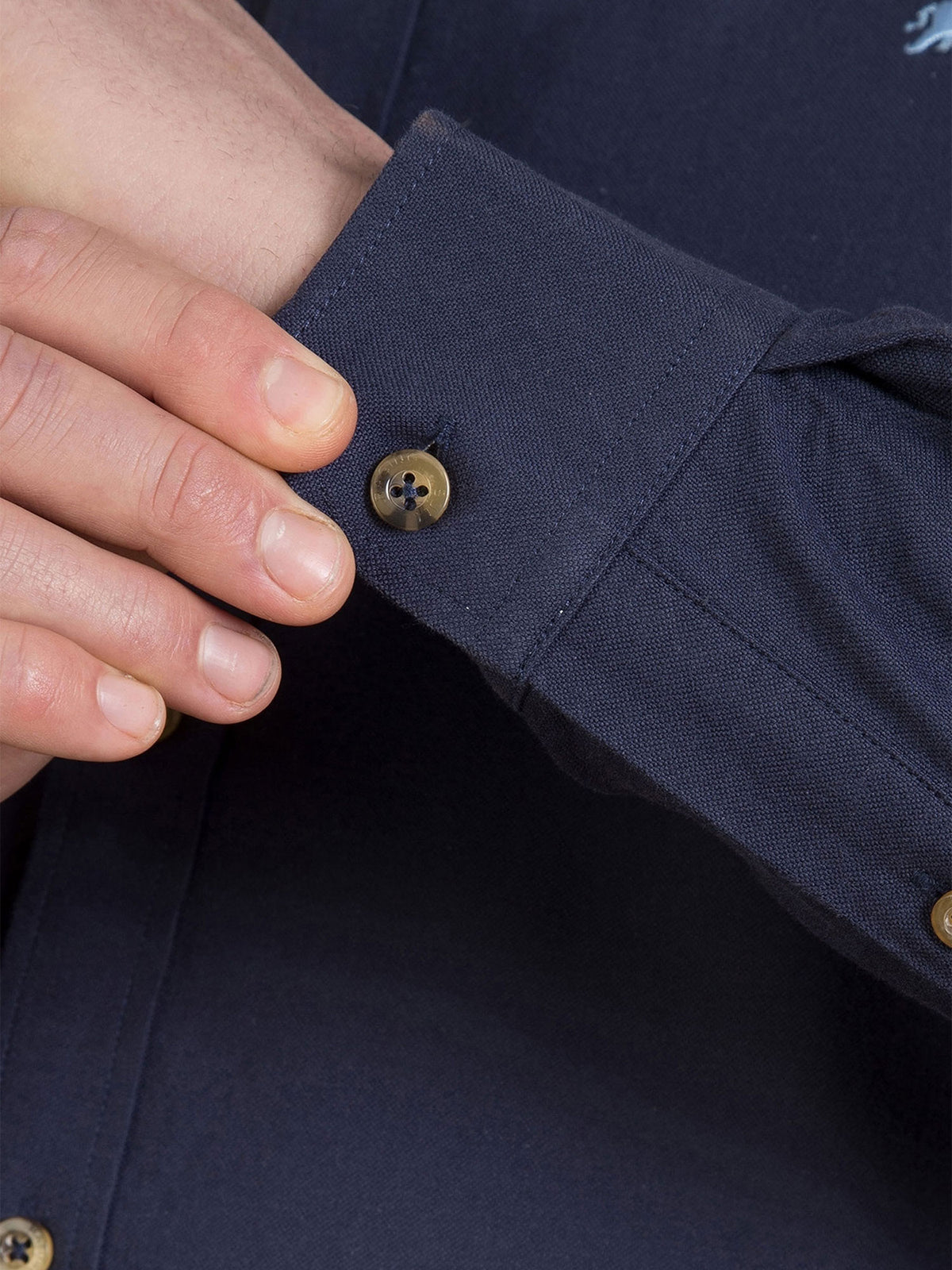 Classic Long Sleeve Oxford Shirt - Navy