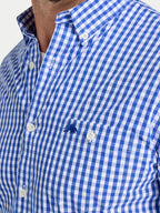 Classic Gingham Shirt - Long Sleeve - Navy