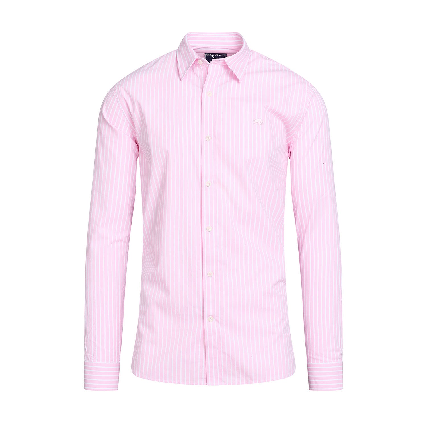 Long Sleeve Classic Stripe Shirt - Pink