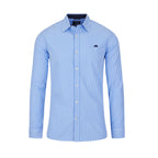 Classic Long Sleeve Stripe Shirt - Mid Blue