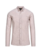 Long Sleeve Linen Shirt - Tan
