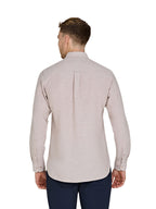 Long Sleeve Linen Shirt - Tan