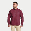 Long Sleeve Classic Oxford Shirt - Berry