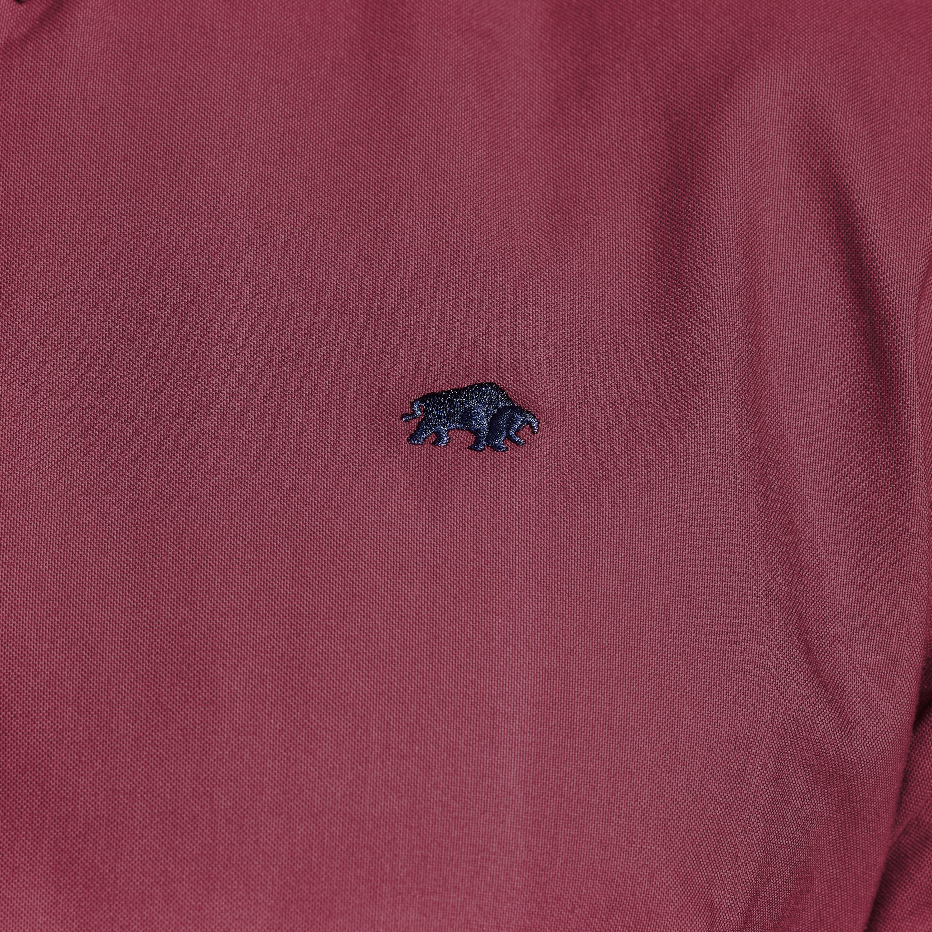Long Sleeve Classic Oxford Shirt - Berry