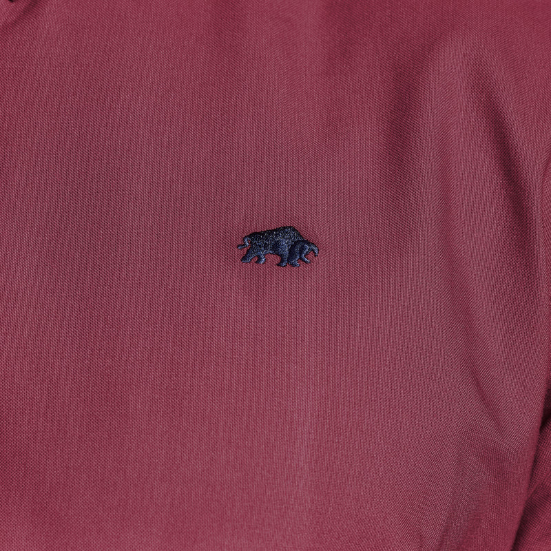 Long Sleeve Classic Oxford Shirt - Berry