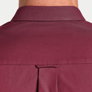 Long Sleeve Classic Oxford Shirt - Berry