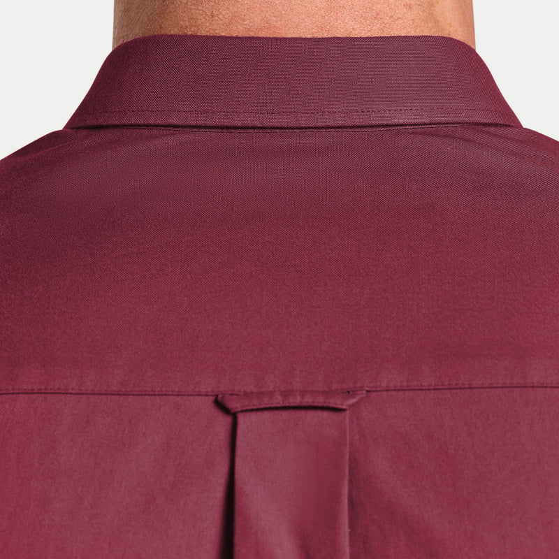 Long Sleeve Classic Oxford Shirt - Berry