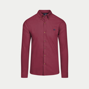 Long Sleeve Classic Oxford Shirt - Berry