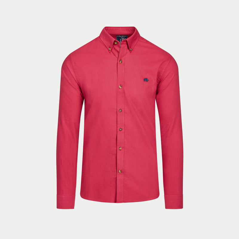 Long Sleeve Classic Oxford Shirt - Berry
