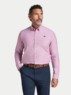 Classic Oxford Shirt - Long Sleeve - Red Raging Bull Clothing