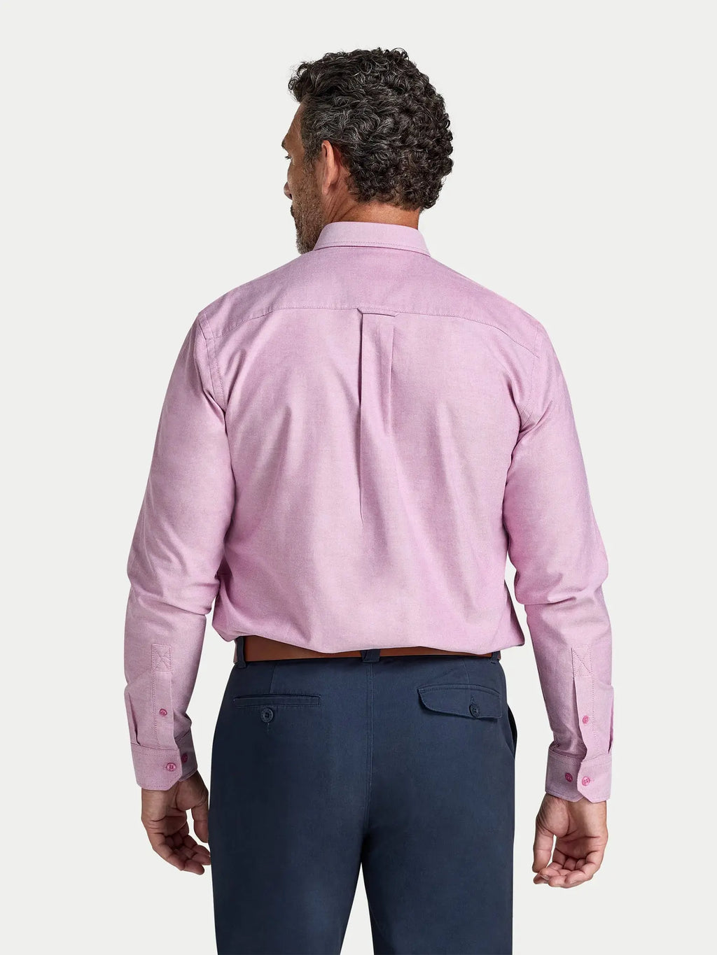 Classic Oxford Shirt - Long Sleeve - Red Raging Bull Clothing