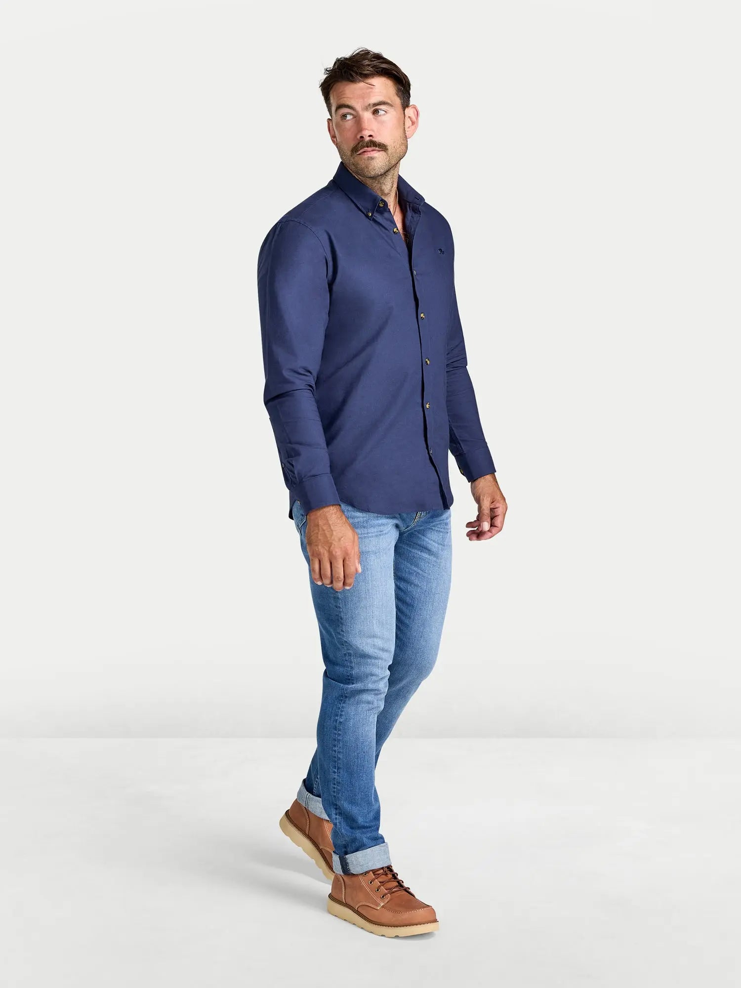Classic Oxford Shirt - Long Sleeve - Navy
