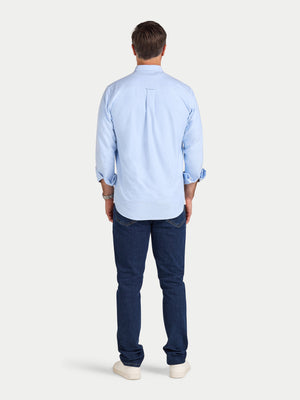 Long Sleeve Classic Oxford Shirt - Sky Blue
