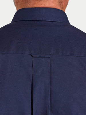 Long Sleeve Classic Oxford Shirt - Navy
