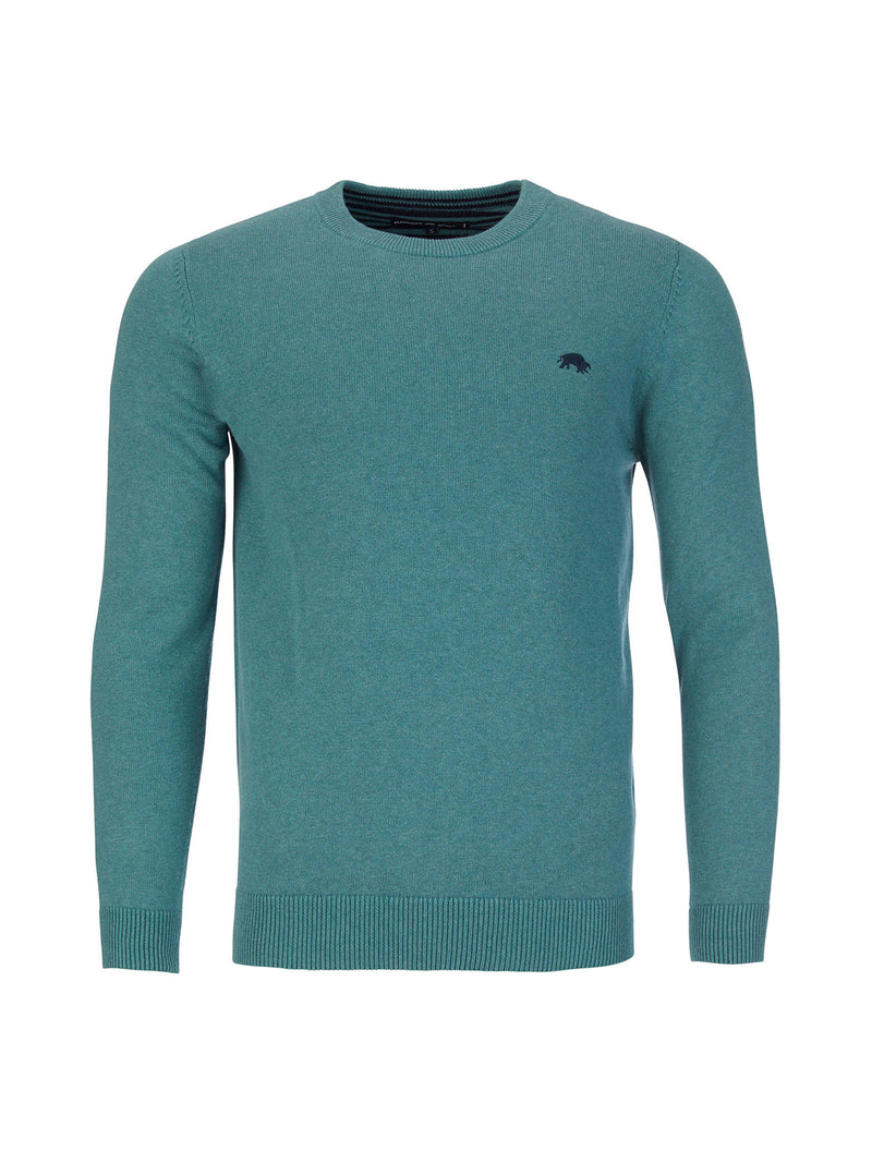 Classic Crew Neck Knit - Forest