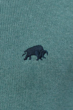 Classic Crew Neck Knit - Forest