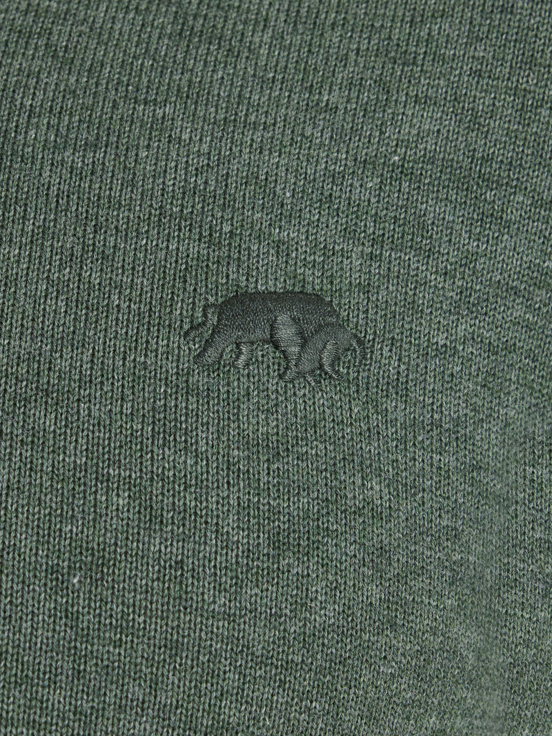Long Sleeve Classic Knitted Polo - Sage