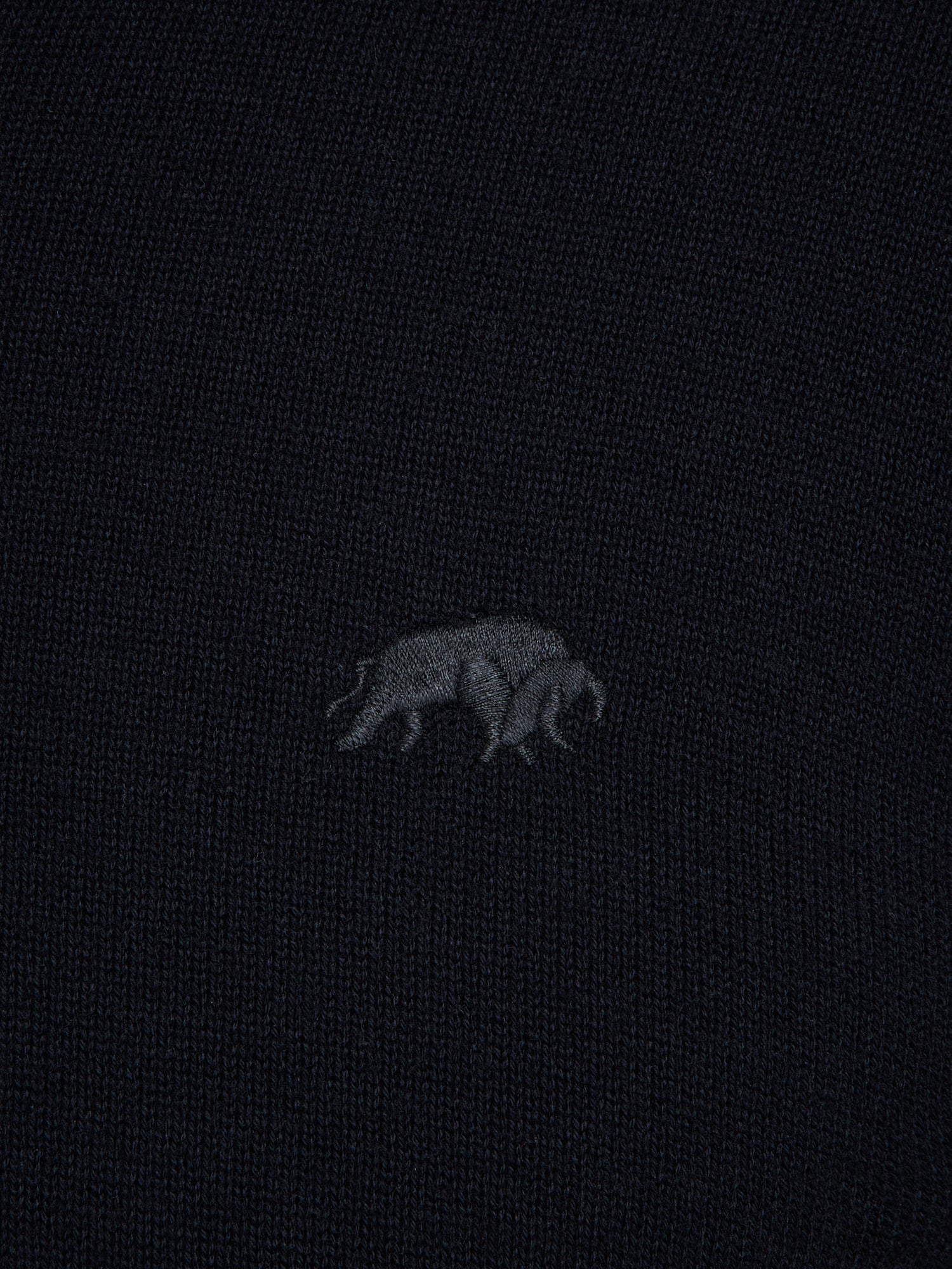 Classic Knitted Polo - Black
