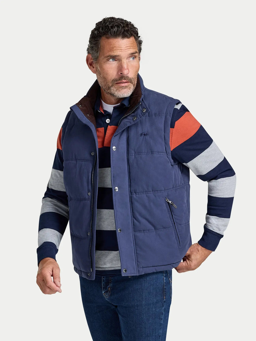 Classic Padded Gilet - Navy