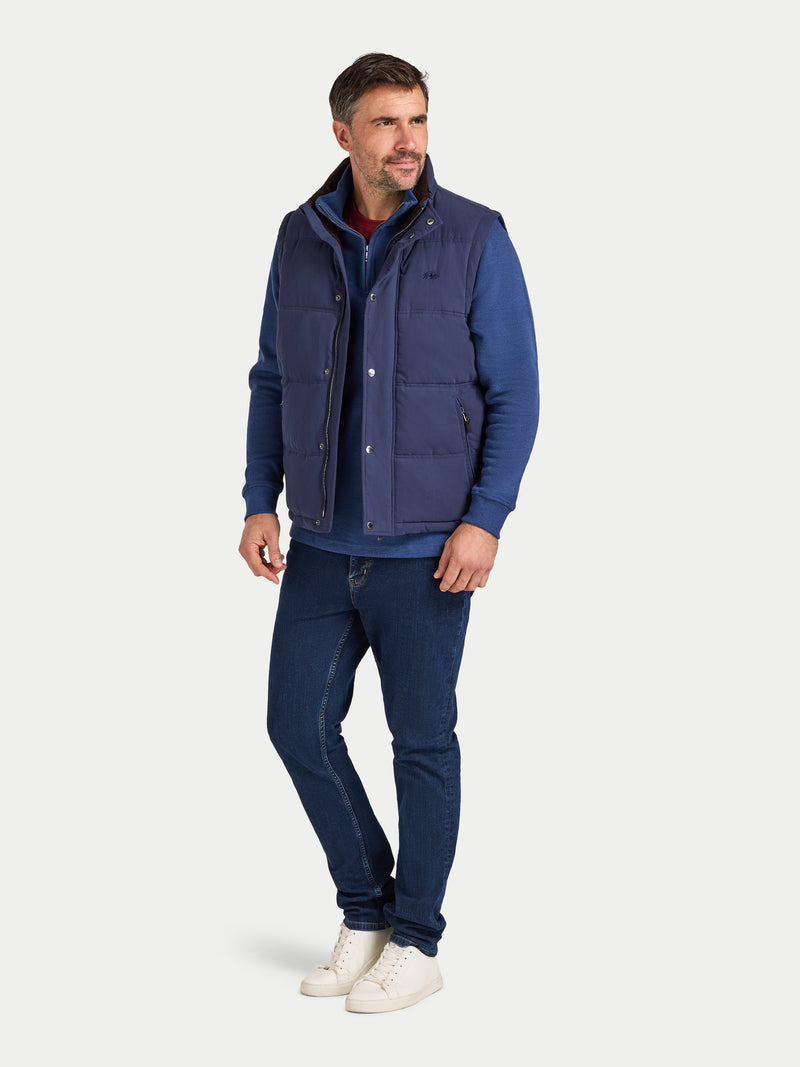Classic Padded Gilet - Navy